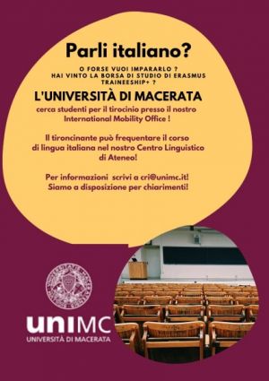 Traineeship all'Università of Macerata