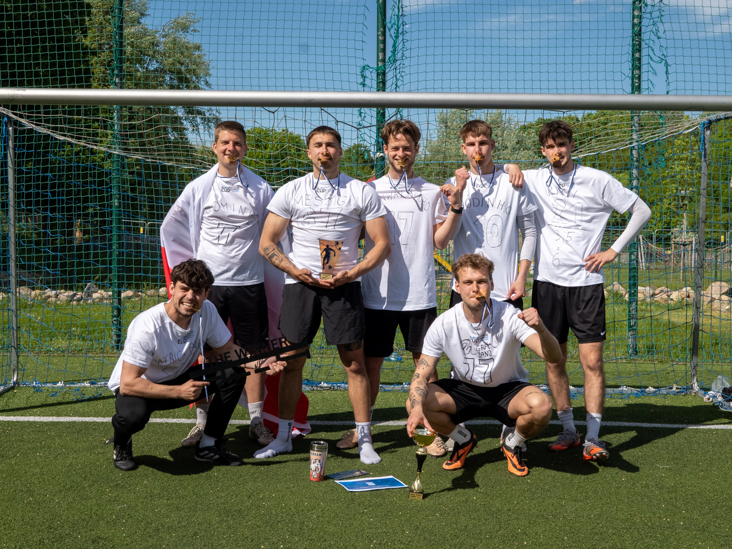 A group photo of a team participating in the Euroasmus and Friends cup 2026