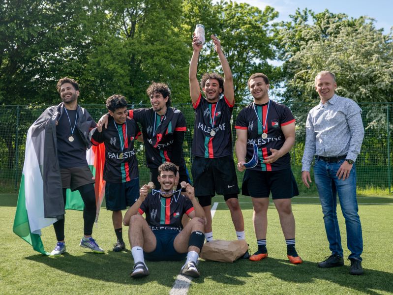 A group photo of a team participating in the Euroasmus and Friends cup 2026